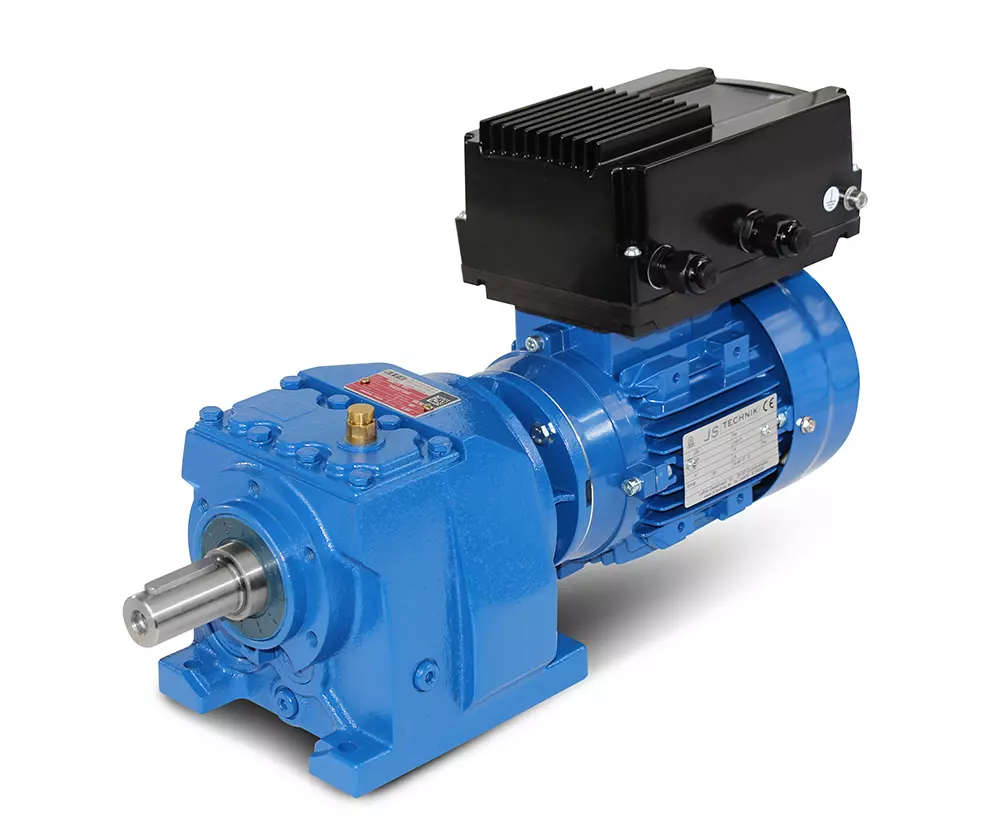 MV-F002-712-4 - 0,37 kW - 25 a 300 rpm engranaje recto + motor VFD Alpha