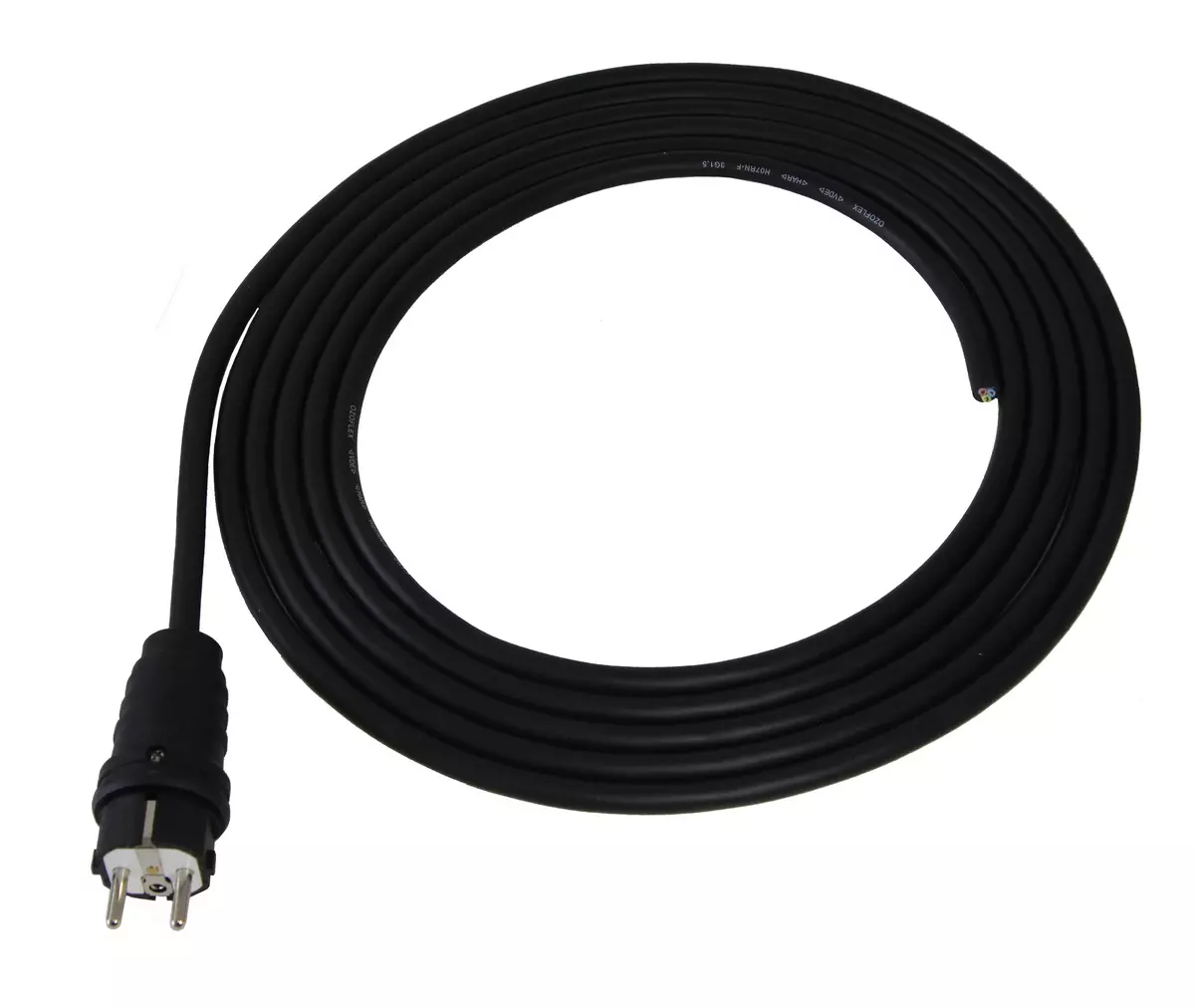 Cable de conexión 3 x 1,5 mm² con enchufe Schuko 230 Voltios